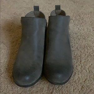 Gray Chelsea Boots